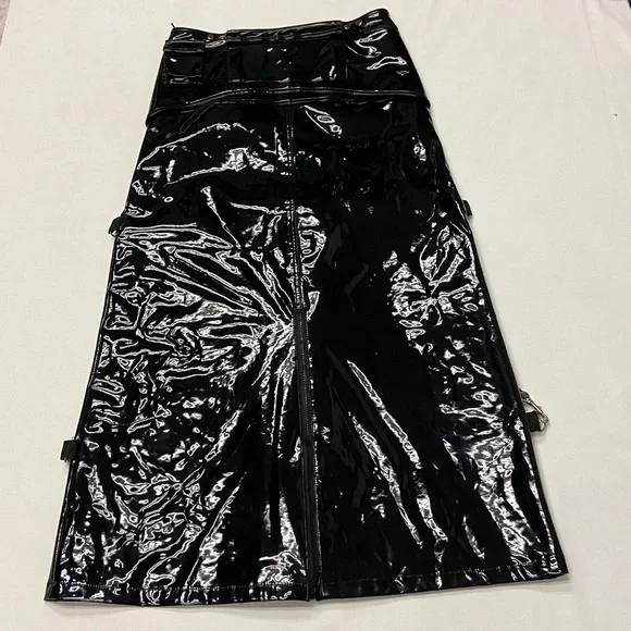 Discontinued Hilary’s Vanity Pvc Queen’s Long Skirt size S - Picture 5 of 13
